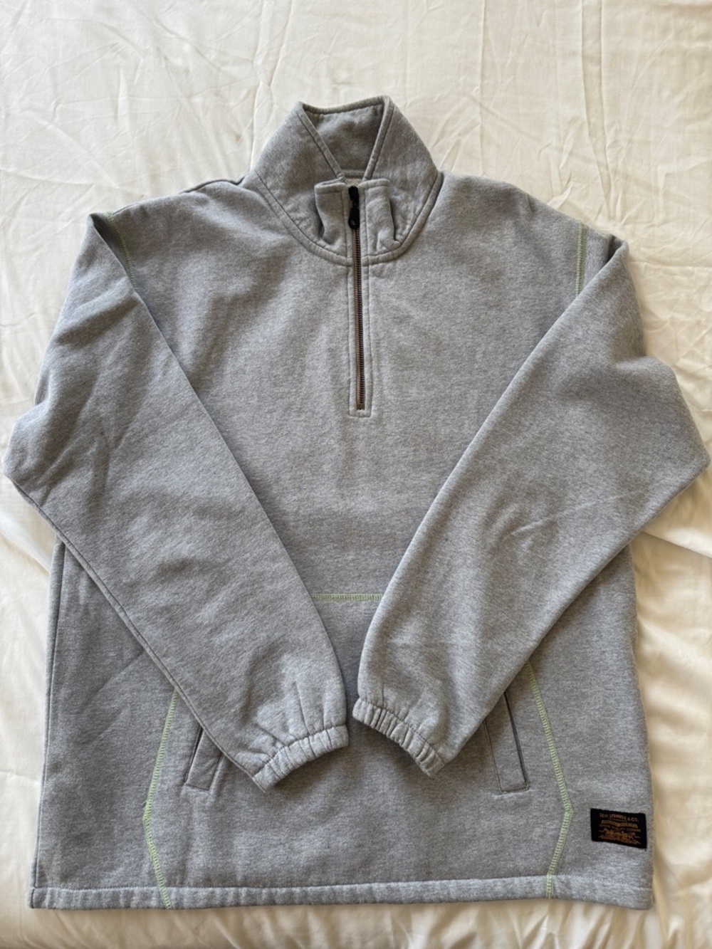 Levi’s Quarter Zip Pullover Grey